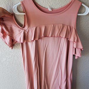 Cold Shoulder Maternity Top